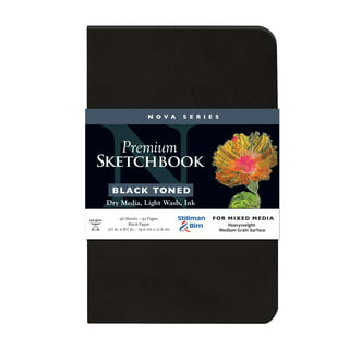 WA Portman A4 Black Paper Sketchbook - The Art Store/Commercial
