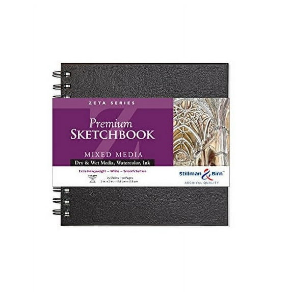 Stillman & Birn Zeta Series Premium Hard-Cover Sketchbook, 7" x 7"
