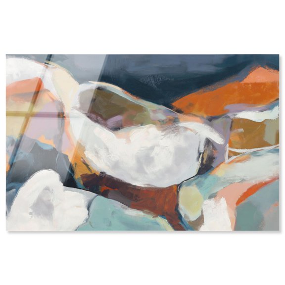 Stillness in the Maelstrom III Acrylic Print Abstract Wall Art by Art Remedy, Ready to Hang, 24 x 16