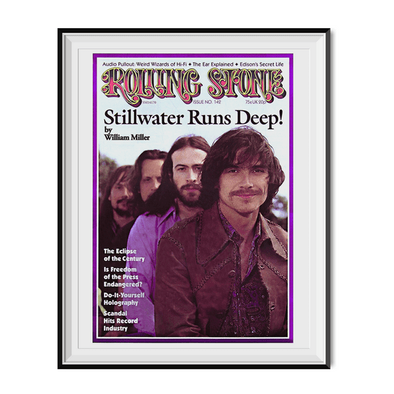 Stillwater Runs Deep Magazine Cover Poster Almost Famous By William Miller Gift