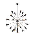 thumbnail image 1 of Stilnovo Style 32 Arms 24 Light Mid Century Brass Sputnik chandelier light Fixture, 1 of 8