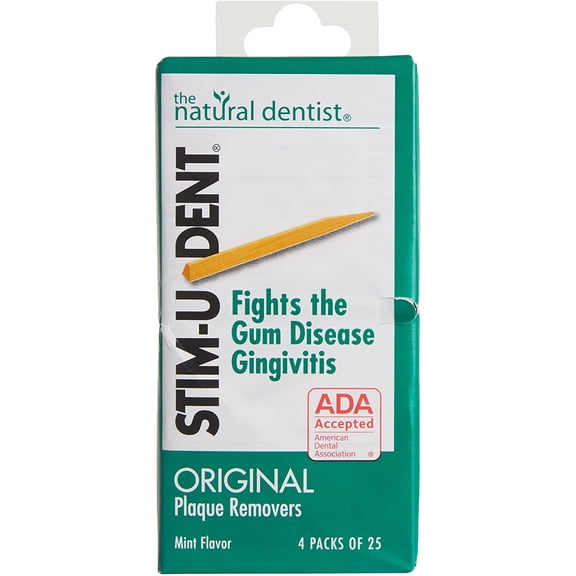 Stim-U-Dent Plaque Removers Mint 100 Each