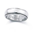 thumbnail image 1 of Stimm Fidget Spinner Ring, Anxiety Relief, 316L Stainless Steel, Unisex, 1 of 7