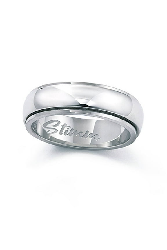 Premium Fidget Rings for Anxiety, Spinner Ring, Hypoallergenic Surgical Stainless Steel Unisex