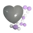 thumbnail image 1 of Stimming toys for Autism , Anxiety Relief Items Fidget, Gel Stress Balls for Adults, Silent Fidget toys Adults, Heart Shaped Stress Balls, Clear 3 in Silicone, 1 Pc, 1 of 5