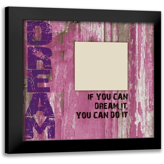 Stimson, Diane 12x12 Black Modern Framed Museum Art Print Titled - Dream Grunge