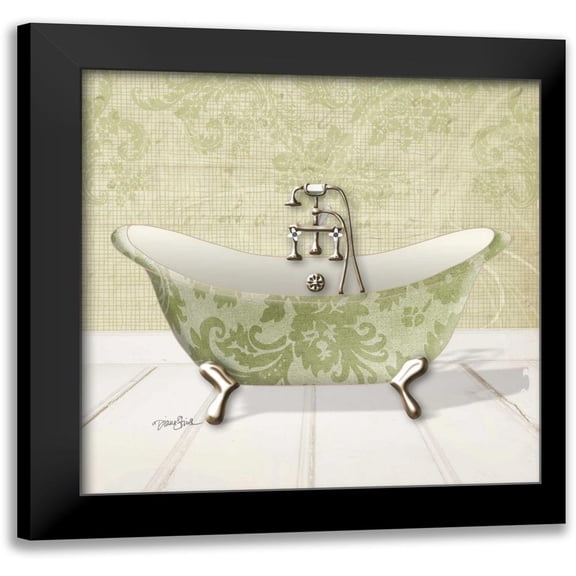 Stimson, Diane 12x12 Black Modern Framed Museum Art Print Titled - Lacey Tub 2
