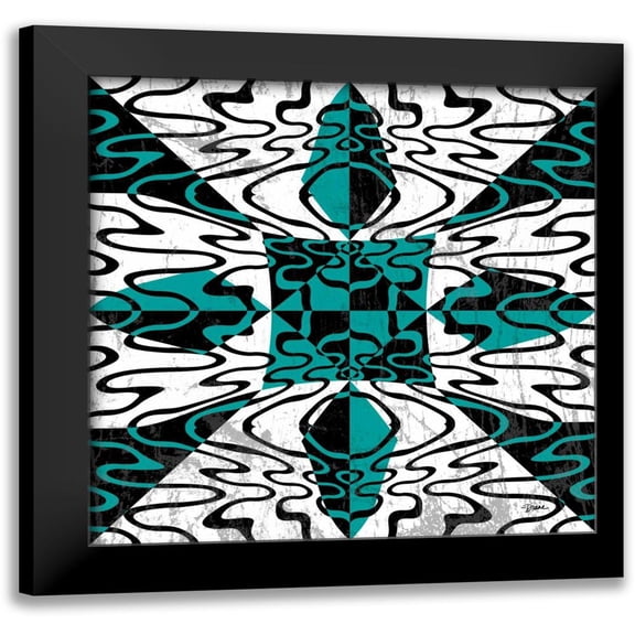 Stimson, Diane 12x12 Black Modern Framed Museum Art Print Titled - Rorschach