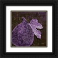 thumbnail image 1 of Stimson, Diane 12x12 Black Ornate Wood Framed with Double Matting Museum Art Print Titled - Fig Damask, 1 of 4