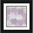 thumbnail image 1 of Stimson, Diane 12x12 Black Ornate Wood Framed with Double Matting Museum Art Print Titled - Orchid Star Links 2, 1 of 4