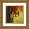 thumbnail image 1 of Stimson, Diane 12x12 Gold Ornate Wood Framed with Double Matting Museum Art Print Titled - Cafe Latte, 1 of 4