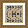 thumbnail image 1 of Stimson, Diane 12x12 Gold Ornate Wood Framed with Double Matting Museum Art Print Titled - Geo Pattern 2, 1 of 4