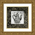 thumbnail image 1 of Stimson, Diane 12x12 Gold Ornate Wood Framed with Double Matting Museum Art Print Titled - Gray Cafe, 1 of 4