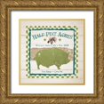 thumbnail image 1 of Stimson, Diane 12x12 Gold Ornate Wood Framed with Double Matting Museum Art Print Titled - Half Pint Acres, 1 of 4