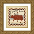 thumbnail image 1 of Stimson, Diane 12x12 Gold Ornate Wood Framed with Double Matting Museum Art Print Titled - Polaris Dairy, 1 of 4