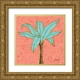 thumbnail image 1 of Stimson, Diane 12x12 Gold Ornate Wood Framed with Double Matting Museum Art Print Titled - Tropical Palm 3, 1 of 4