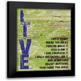 thumbnail image 1 of Stimson, Diane 12x14 Black Modern Framed Museum Art Print Titled - Live Grunge PF, 1 of 5
