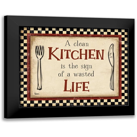 Stimson, Diane 14x12 Black Modern Framed Museum Art Print Titled - Kitchen Life