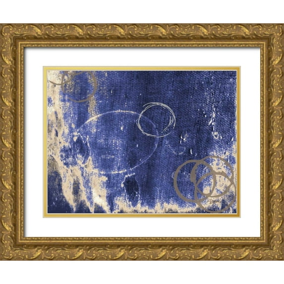 Stimson, Diane 14x12 Gold Ornate Wood Framed with Double Matting Museum Art Print Titled - Royal Abstract 2