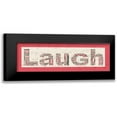 thumbnail image 1 of Stimson, Diane 14x7 Black Modern Framed Museum Art Print Titled - Pink Laugh, 1 of 5