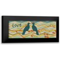 thumbnail image 1 of Stimson, Diane 14x8 Black Modern Framed Museum Art Print Titled - Birdie Love, 1 of 5