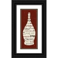 thumbnail image 1 of Stimson, Diane 15x32 Black Ornate Wood Framed with Double Matting Museum Art Print Titled - Vin Rouge, 1 of 4