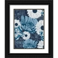 thumbnail image 1 of Stimson, Diane 19x24 Black Ornate Wood Framed with Double Matting Museum Art Print Titled - Floral Toile 3, 1 of 4