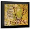 thumbnail image 1 of Stimson, Diane 20x20 Black Modern Framed Museum Art Print Titled - Coffee Wisdom, 1 of 5