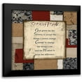thumbnail image 1 of Stimson, Diane 20x20 Black Modern Framed Museum Art Print Titled - Patchwork Serenity Prayer, 1 of 5