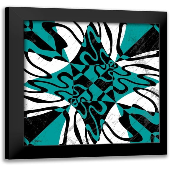 Stimson, Diane 20x20 Black Modern Framed Museum Art Print Titled - Rorschach 2
