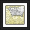 thumbnail image 1 of Stimson, Diane 20x20 Black Ornate Wood Framed with Double Matting Museum Art Print Titled - Soak, 1 of 4