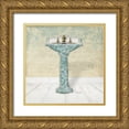 thumbnail image 1 of Stimson, Diane 20x20 Gold Ornate Wood Framed with Double Matting Museum Art Print Titled - Lacey Sink 2, 1 of 4