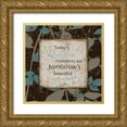 thumbnail image 1 of Stimson, Diane 20x20 Gold Ornate Wood Framed with Double Matting Museum Art Print Titled - Leafy Beautiful, 1 of 4