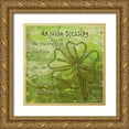 thumbnail image 1 of Stimson, Diane 20x20 Gold Ornate Wood Framed with Double Matting Museum Art Print Titled - Shamrock 2, 1 of 4