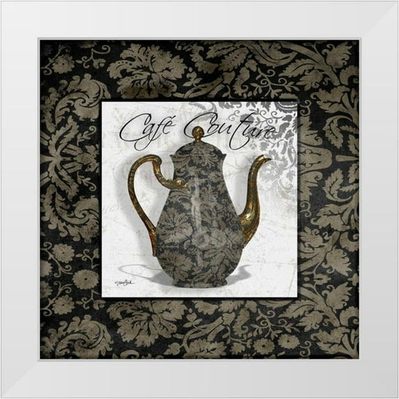 Stimson, Diane 20x20 White Modern Wood Framed Museum Art Print Titled - Cafe