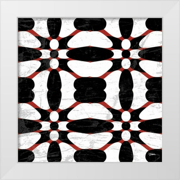 Stimson, Diane 20x20 White Modern Wood Framed Museum Art Print Titled - Warped Eggs
