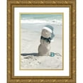 thumbnail image 1 of Stimson, Diane 25x32 Gold Ornate Wood Framed with Double Matting Museum Art Print Titled - Sandman, 1 of 4