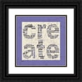 thumbnail image 1 of Stimson, Diane 26x26 Black Ornate Wood Framed with Double Matting Museum Art Print Titled - Create Purple, 1 of 4