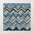 thumbnail image 1 of Stimson, Diane 26x26 White Modern Wood Framed Museum Art Print Titled - Chevron on Beige, 1 of 4