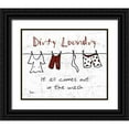 thumbnail image 1 of Stimson, Diane 31x26 Black Ornate Wood Framed with Double Matting Museum Art Print Titled - Dirty Laundry Gray, 1 of 4