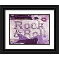 thumbnail image 1 of Stimson, Diane 32x25 Black Ornate Wood Framed with Double Matting Museum Art Print Titled - Rock And Roll Kiss, 1 of 4