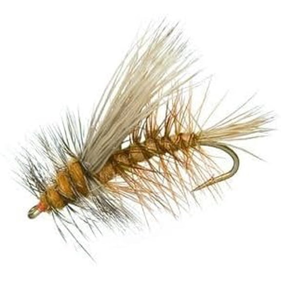 Stimulator Fly Fishing Flies - 1 Dozen. Trout Flies Tan, 8