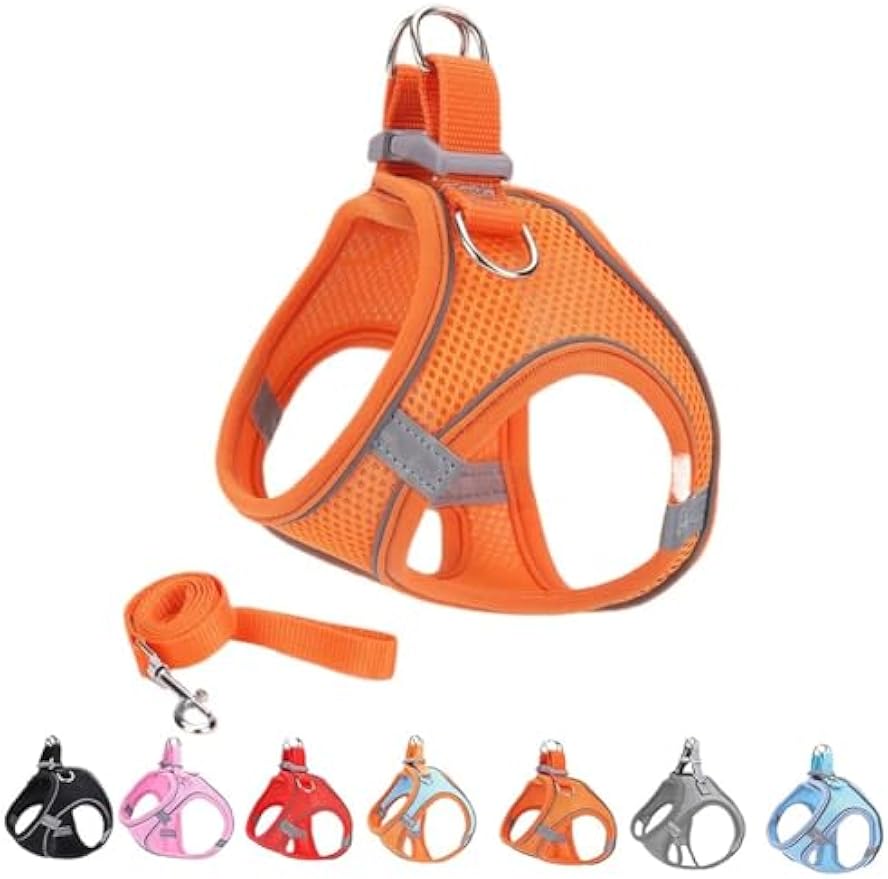 View of Stimuli Cat Harness, Soft Breathable Adjustable Cat Leash Escape Proof ...