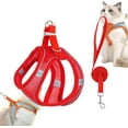 thumbnail image 1 of Stimulicat Cat Harness,  Harness Escape Proof, Adjustable Soft Mesh Cat Harness and Set with Reflective Strips, for Walking & Outdoor, 1 of 7