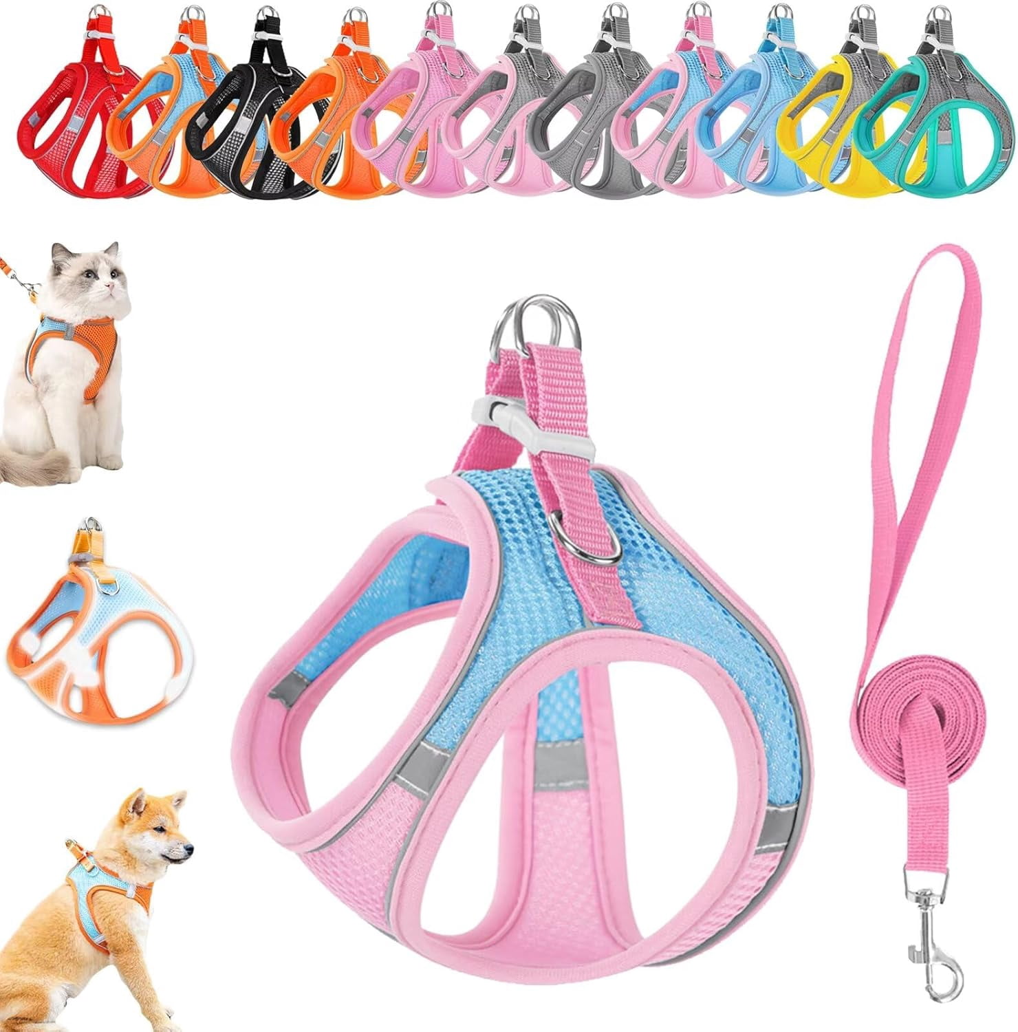 Stimulicat Cat Harness, Stimuli Cat Harness Escape Proof, Adjustable ...