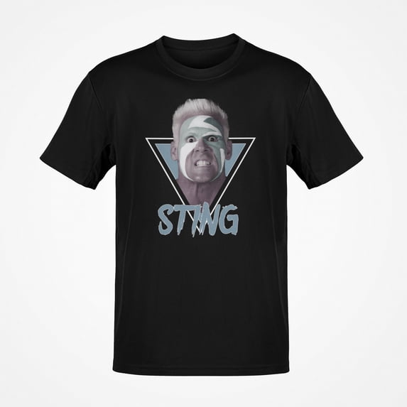 Sting Painted Face Mens Black T-shirt