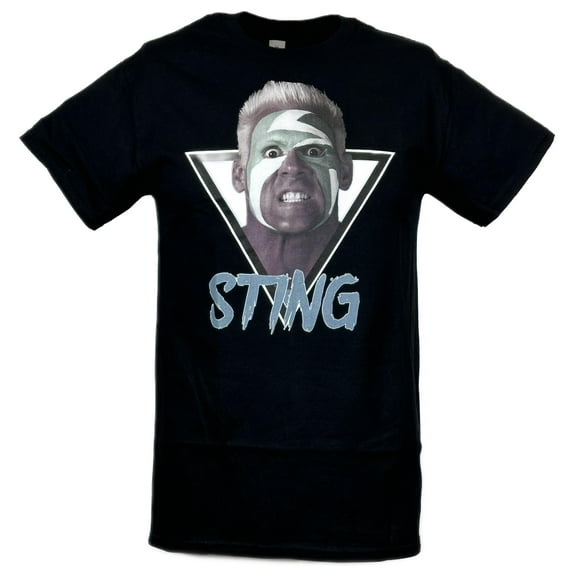 Sting Painted Face Mens Black T-shirt