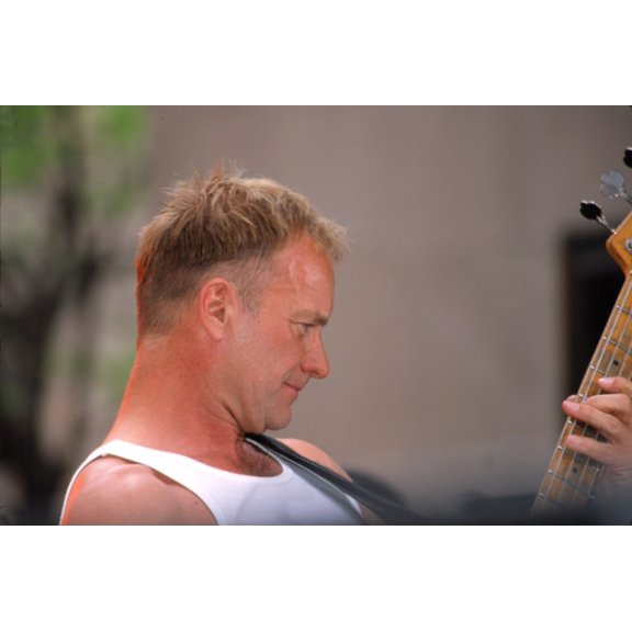 Sting Performing On The Today Show, Ny, 542001, By Cj Contino Celebrity (20 x 16)