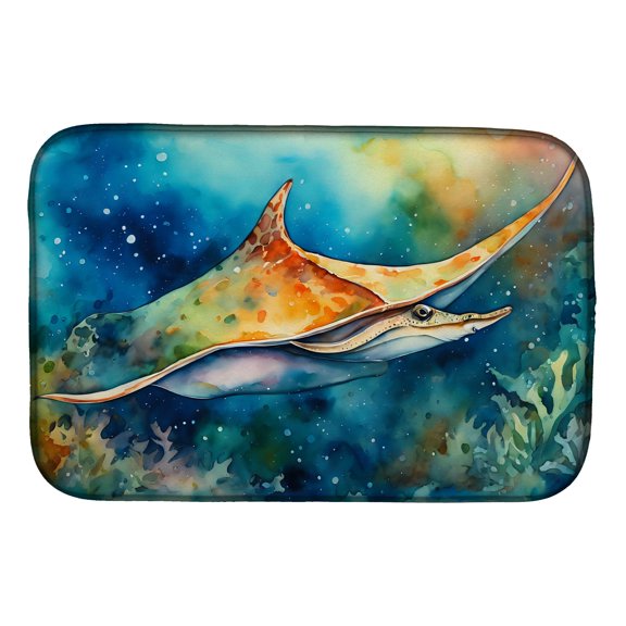 Sting Ray Dish Drying Mat 14 in x 21 in