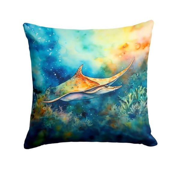 Sting Ray Throw Pillow 18 in x 18 in